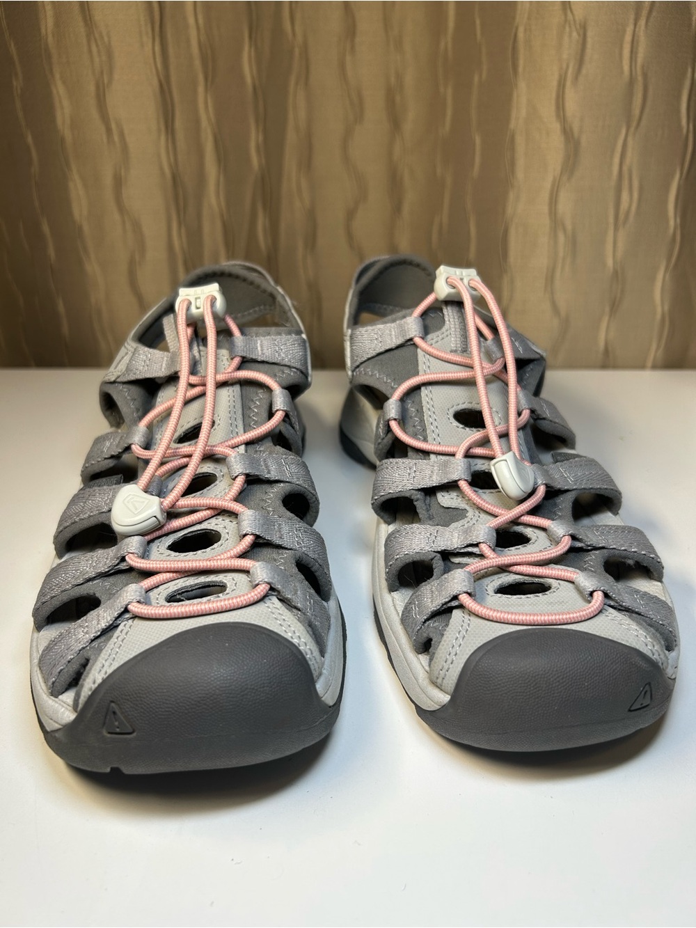 Keen Astoria West Sandal Women's 9 Gray Coral 1023589 Water Kayak Watersports - Picture 3 of 16